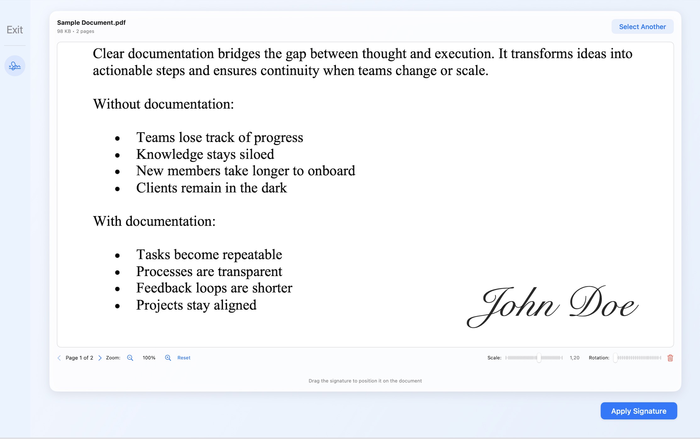 Advanced PDF Editing